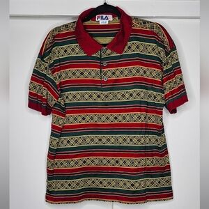 90s VTG FILA Golf Polo Shirt Sz 42(L)